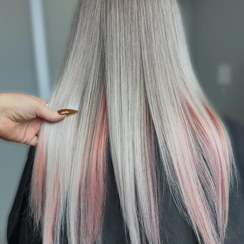 Dimensional brunette color result
